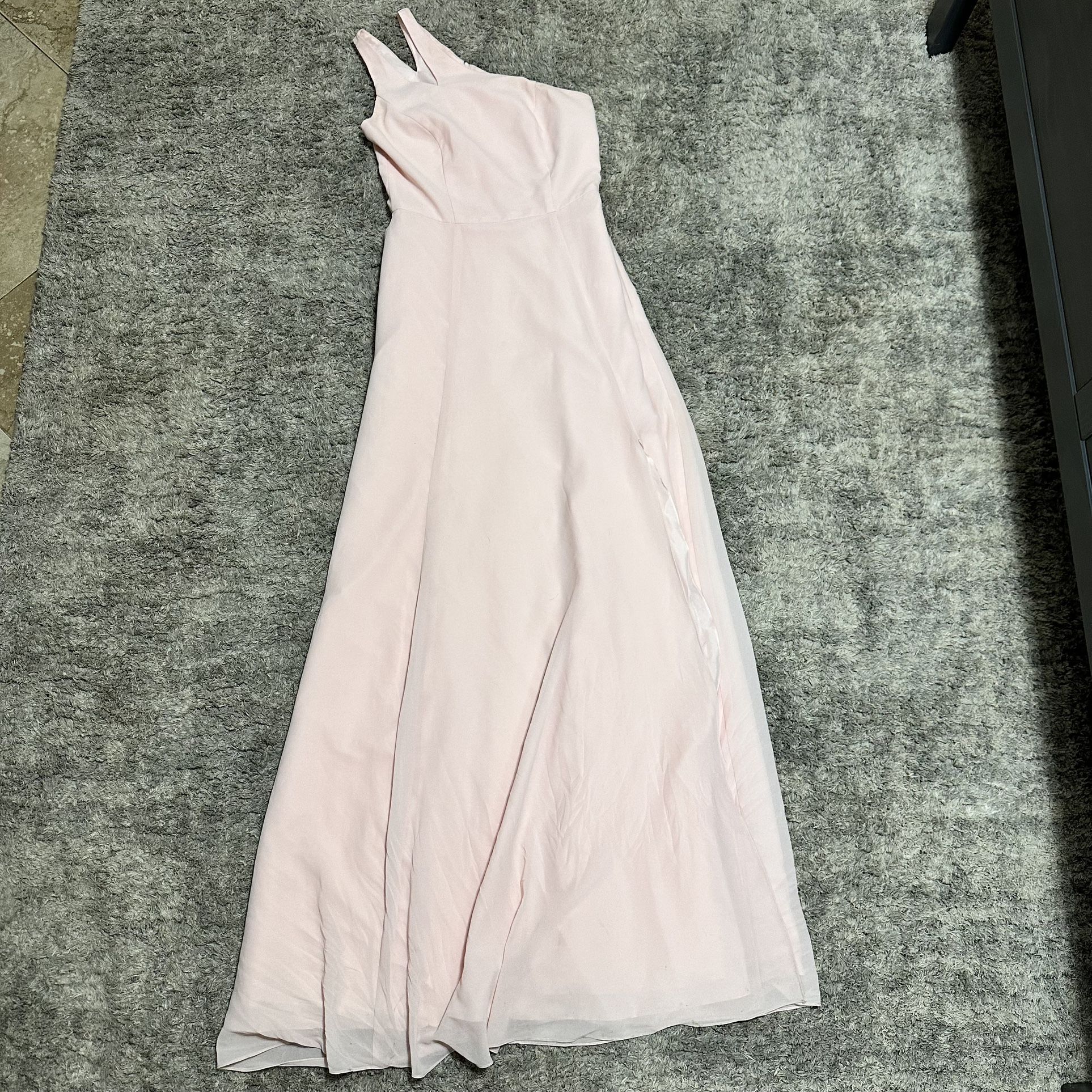 Pink David’s Bridal Bridesmaid Dress