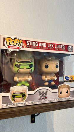 Sting and Lex Luger FYE WWE Exclusive Funko Pop set