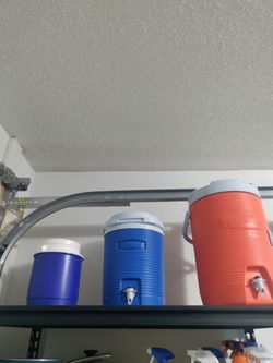 Ice chest and containers for water and ice chests