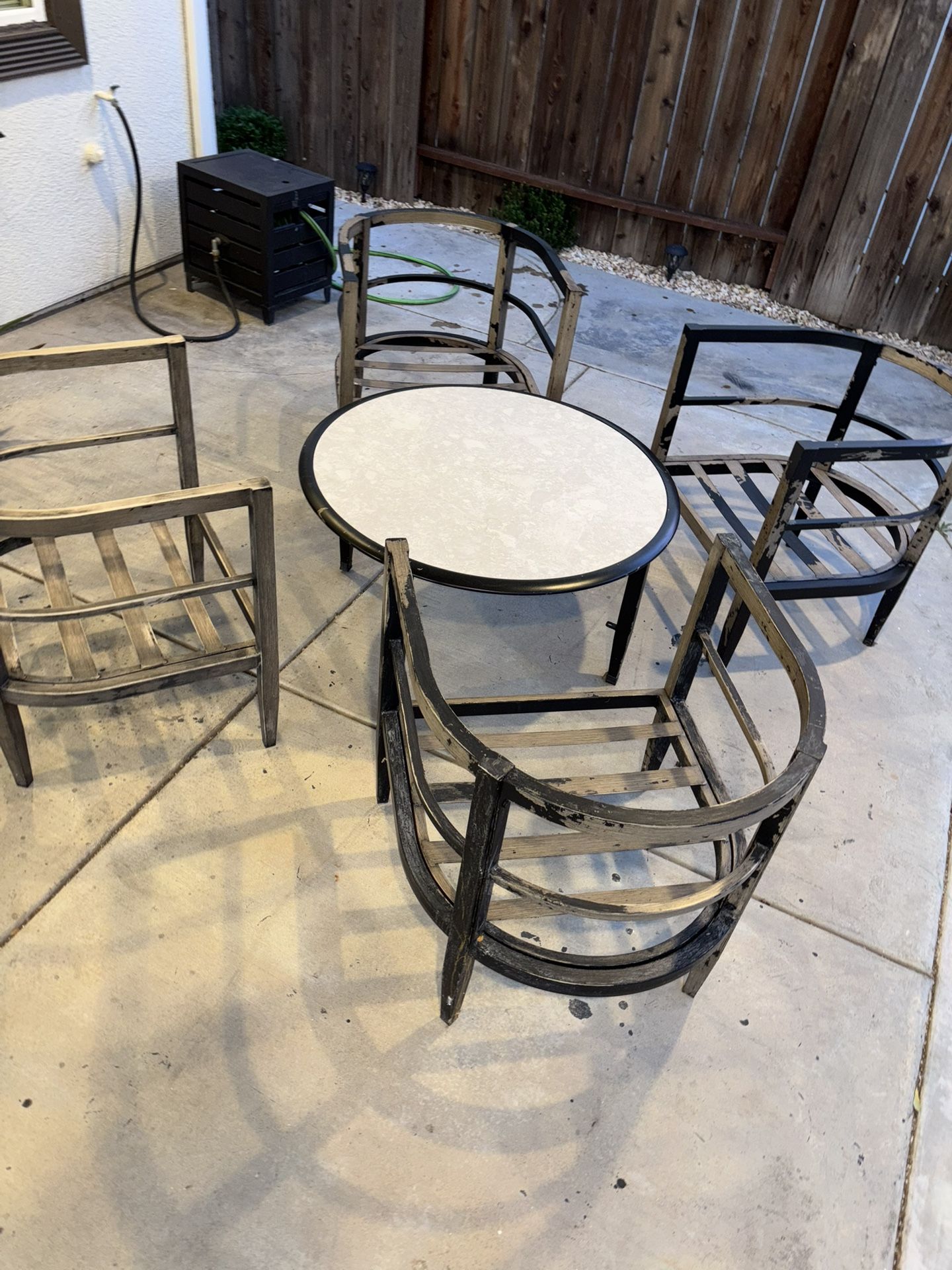 outdoor patio set