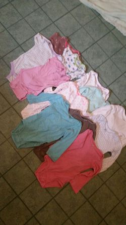 12 BABY GIRL ONESIES... 24 months