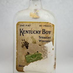 Kentucky Boy Whiskey Bottle