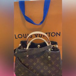 Louis Vuitton Montaigne Monogram BB Burgundy Lining Authentic!