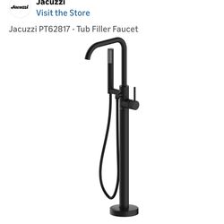 Jacuzzi PT62817 - Tub Filler Faucet NEW OPEN BOX ITEM 
NEW OPEN BOX ITEM BOX IS DAMAGED