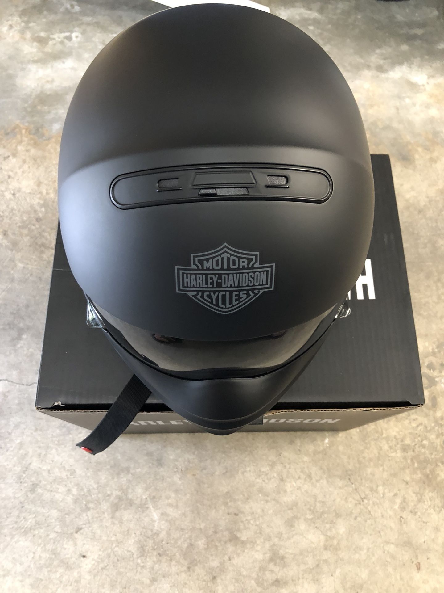 Harley Davidson Scorpion flat black motorcycle helmet Large