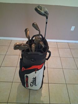 Ping eye 2 berrilium copper irons titleist bag and driver