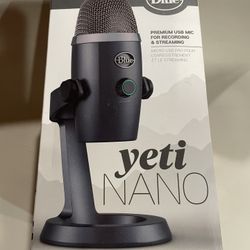 Blue Yeti Nano Premium USB Microphone for Recording & Streaming