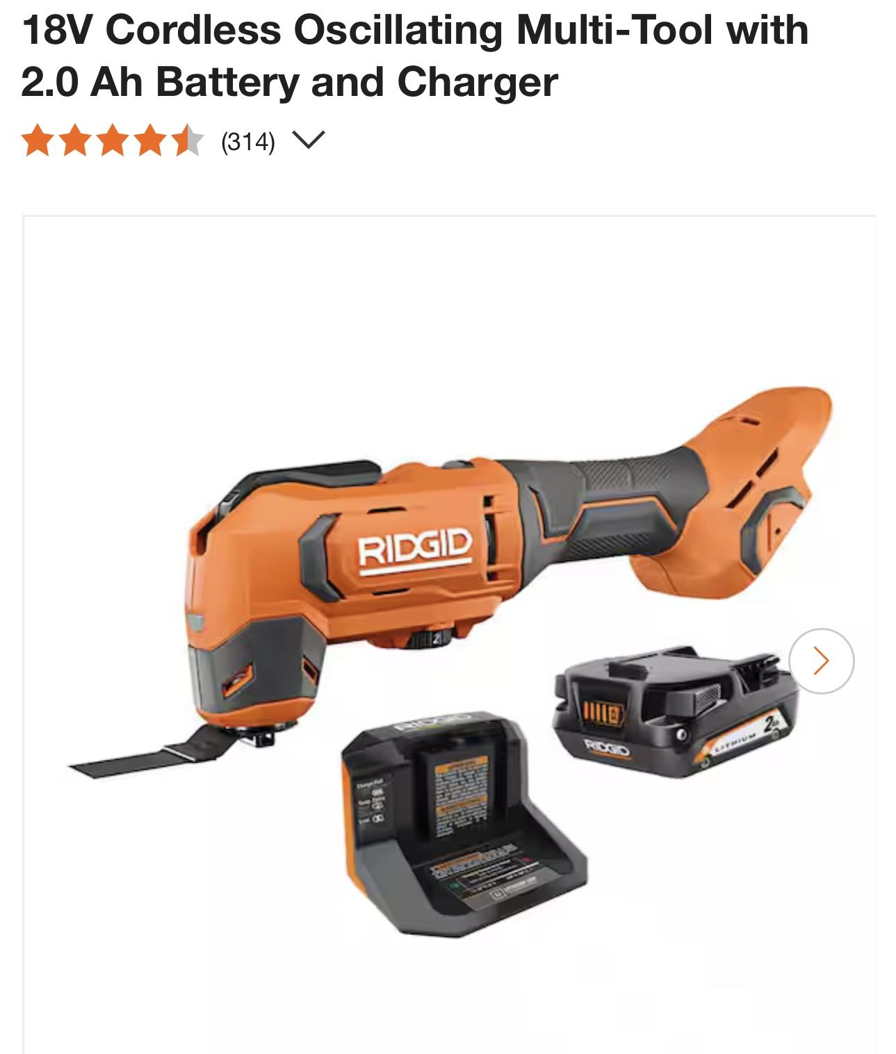 Reciprocating Saw Ridgid Octane Jobmax Ryobi Tools RIDGID 18V