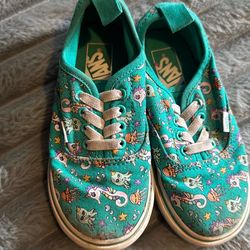 Vans Toddler girl size 9.5 sea