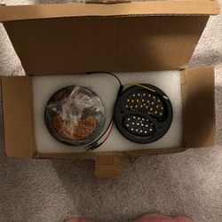 LED Stop Tail Lights & Indicators for Classic Retro Pick Up - BLACK Vintage Look