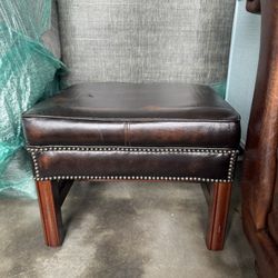 Beautiful Leather Ottoman