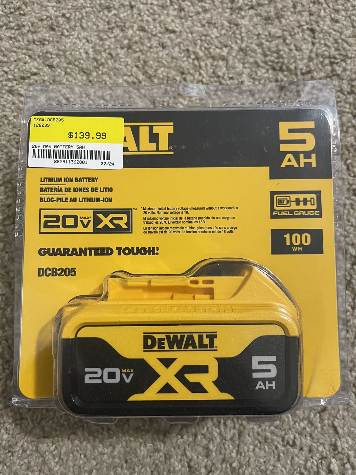 DeWalt Battery