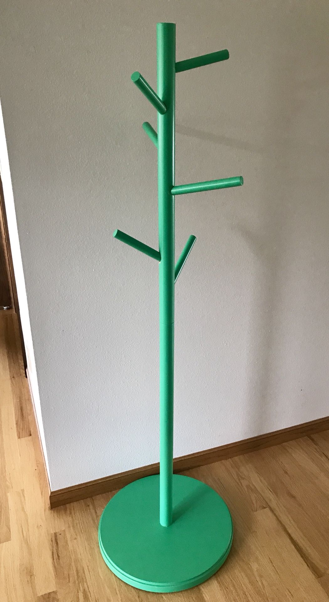 IKEA green coat rack