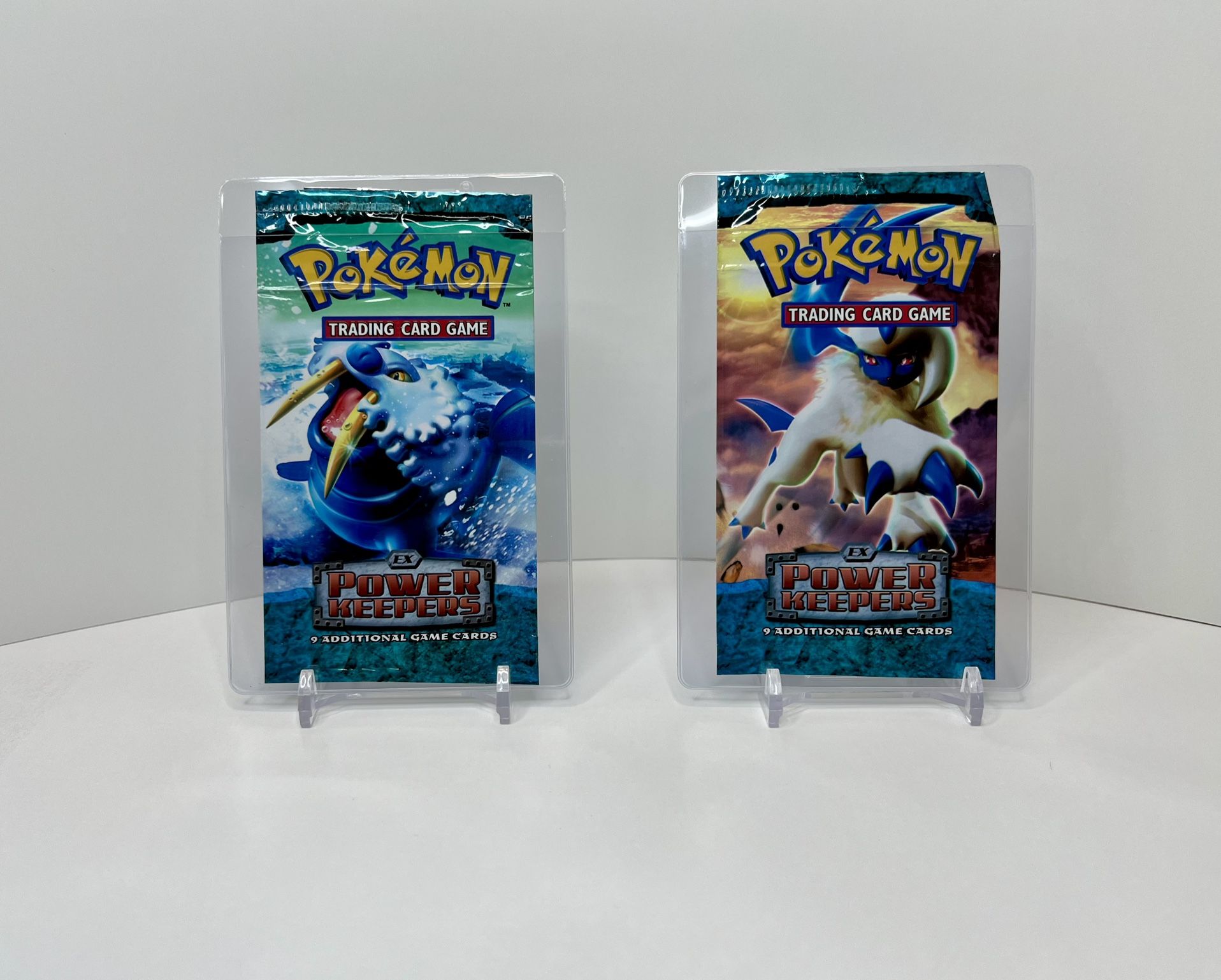 Pokemon EX Power Keepers EMPTY Booster Pack Art - x2