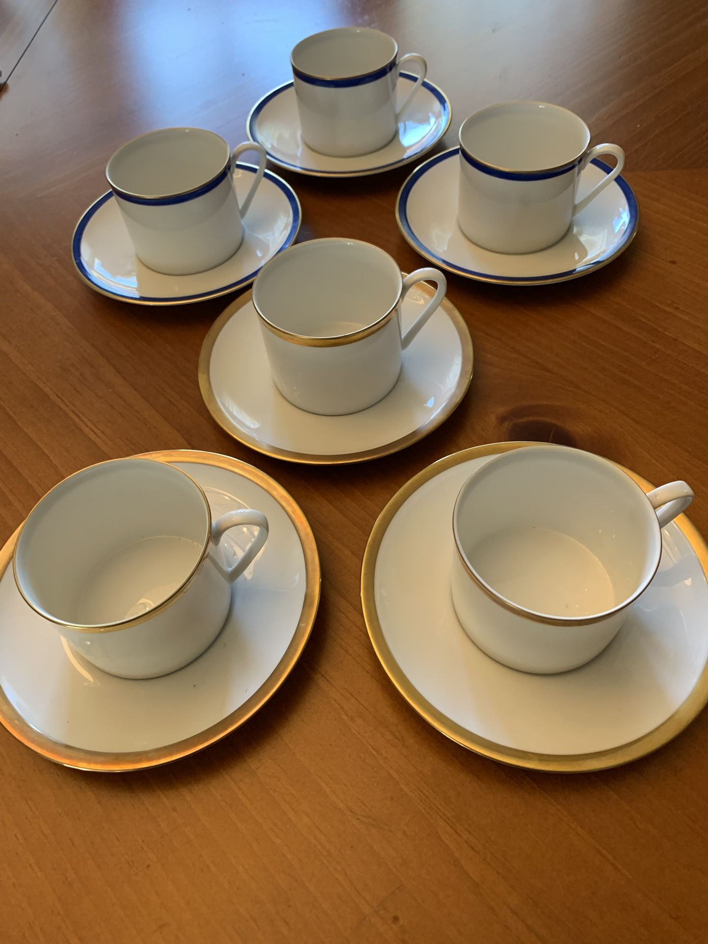 6 Vintage Cups and Saucers
