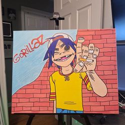 Hand-painted Gorillaz  picture