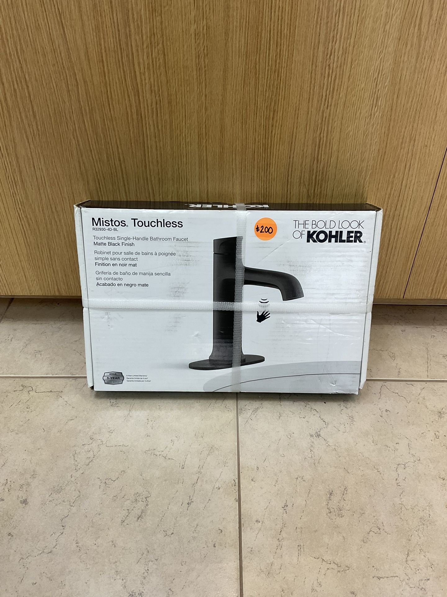 KOHLER MISTOS BATTERY POWERED TOUCHLESS BATHROOM FAUCET