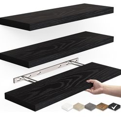 Black Shelves 3 In A Pack * 