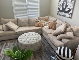 Large Taupe sectional