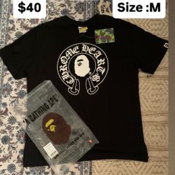 Bape X Chrome Hearts Tee
