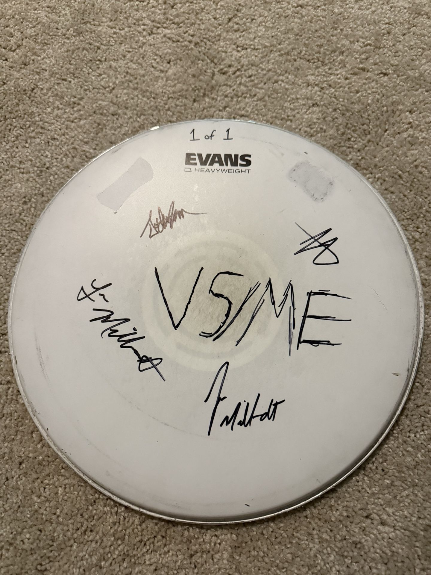 Signed Drumhead