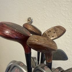 Wooden Head Golf Clubs
