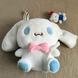 Cinnamon Roll Plush Purse/Backpack. Fontana Pickup.