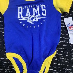 Infant Los Angeles Rams Royal Team Logo Bodysuit Size : 18 Months