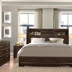 Walnut 5 Piece Bedroom Set
