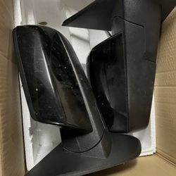 2015, 2016, 2017, 2018, 2019, 2020 GM OEM Silverado, Sierra Gloss Black Mirrors 