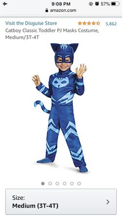 Cat boy costume, 3T-4T