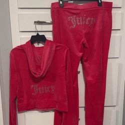 Juicy Couture Tracksuit (Vixen Pink) Size Small and Large Set available: BRAND NEW