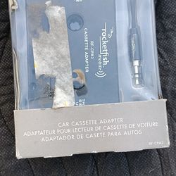 Rocketfish RF-CPA3 Car Cassette AUX MP3 Cellphone iphone Tape Adapter 