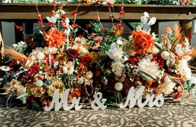 Wedding Floral Floor Decor
