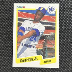 1990 Fleer Ken Griffey, Jr. #513 Seattle Mariners HOF