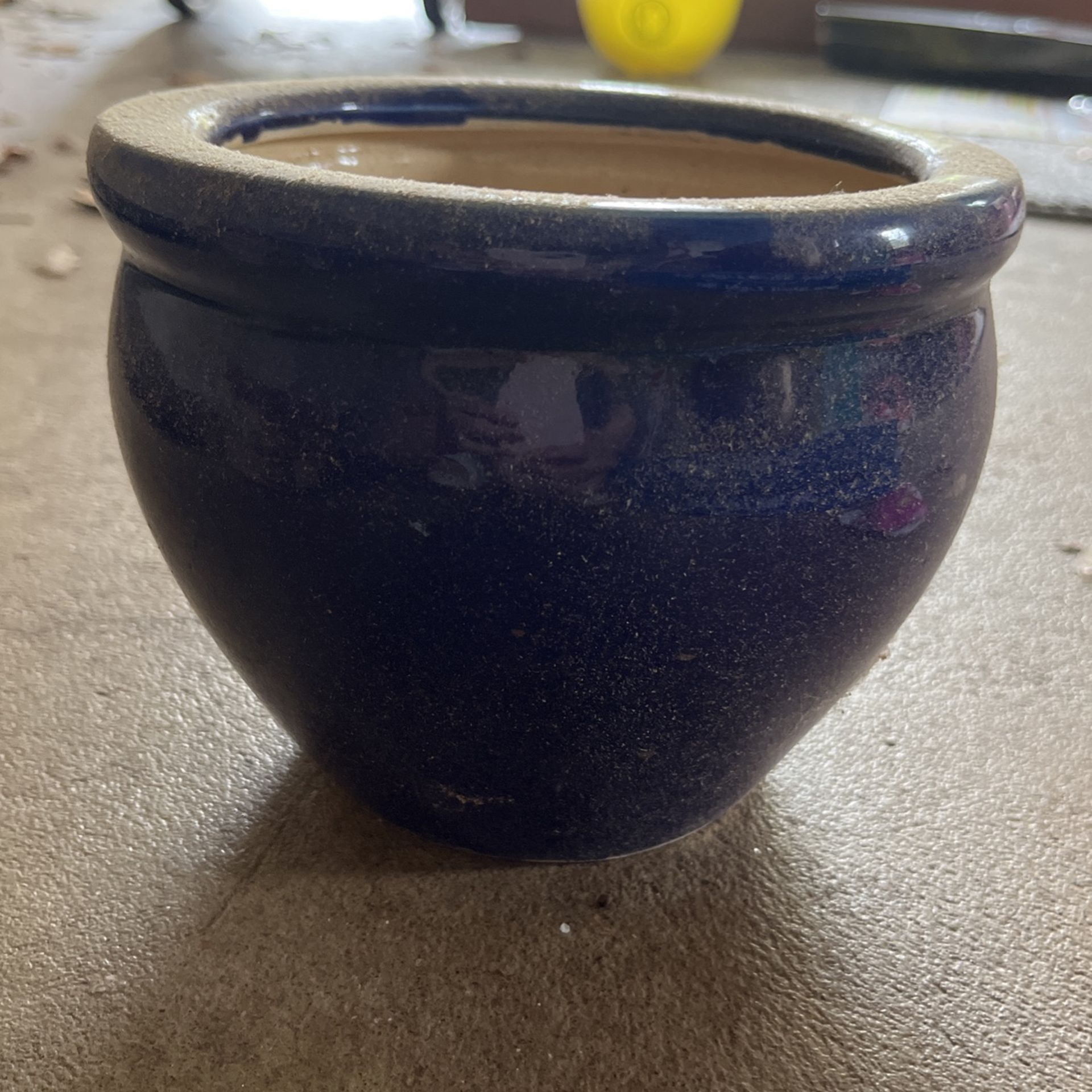 Blue Plant Pot 