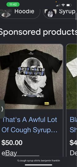 Cough syrup shirts Sizes from s-L