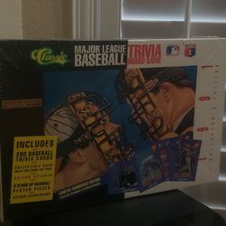 1991 Classic MLB Trivia Board Game Collectors Edition. Vintage, Sealed Unopened