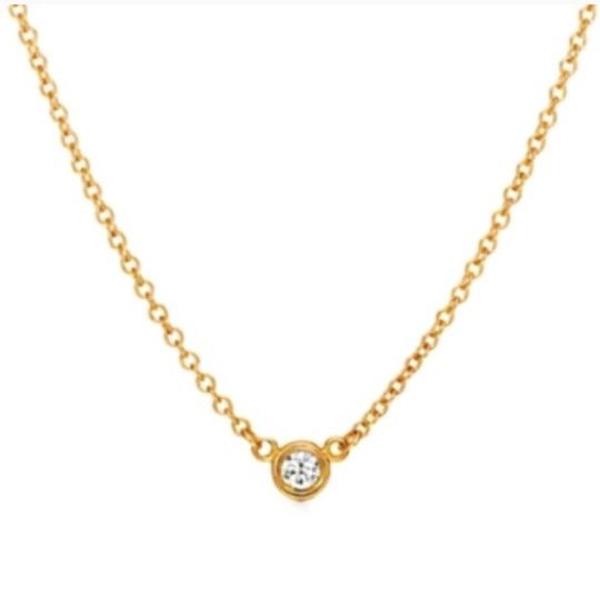 Tiffany & Co. Elsa Peretti 18k Diamond Necklace Custom