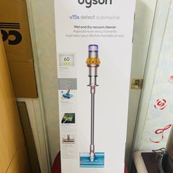 Dyson V15S Detect Submarine Cordless Vacuum With 10 Accessories- Yellow/nickel ( Brand New )