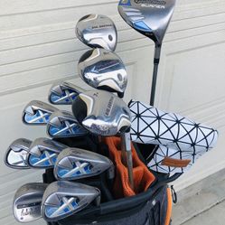 Women’s Callaway Golf Set Irons 4-Wedge, Callaway Big Bertha 3, 5, 7 Fairway woods