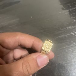 10k Gold Nugget Ring