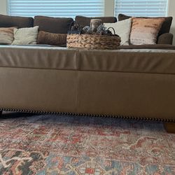 Faux Leather Coffee table With Storage