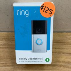 RING BATTERY DOORBELL PLUS 1536p HD+ VIDEO | HEAD-TO-TOE VIEW .