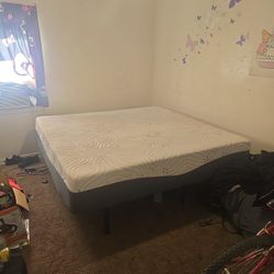California king size bed with frame