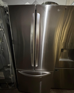 LG French Door Fridge – Stainless, Slim Ice Maker, Bottom Freezer