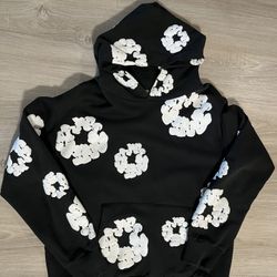 African Diaspora Goods Denim Tears Black Cloud Print Hoodie S