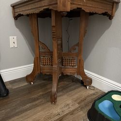 Vintage Eastlake Victorian style parlor table