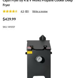 Cajun Cast Iron Fryer With 2 Baskets 