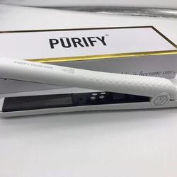 One Purify Your Hair Straightening Iron - High Grade Black Ceramic, Far Infrared, multi styler